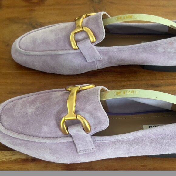 ANTHROPOLOGIE BIBI LOU LEATHER SUEDE LOAFER SIZE 39 - Picture 3 of 6